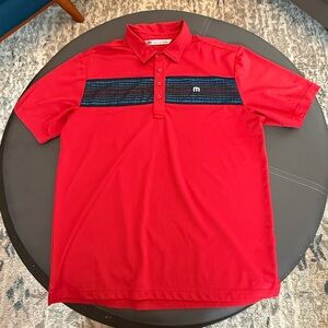 Travis Mathew Golf Polo Men’s Large Red